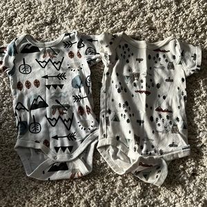 Camping baby onesies